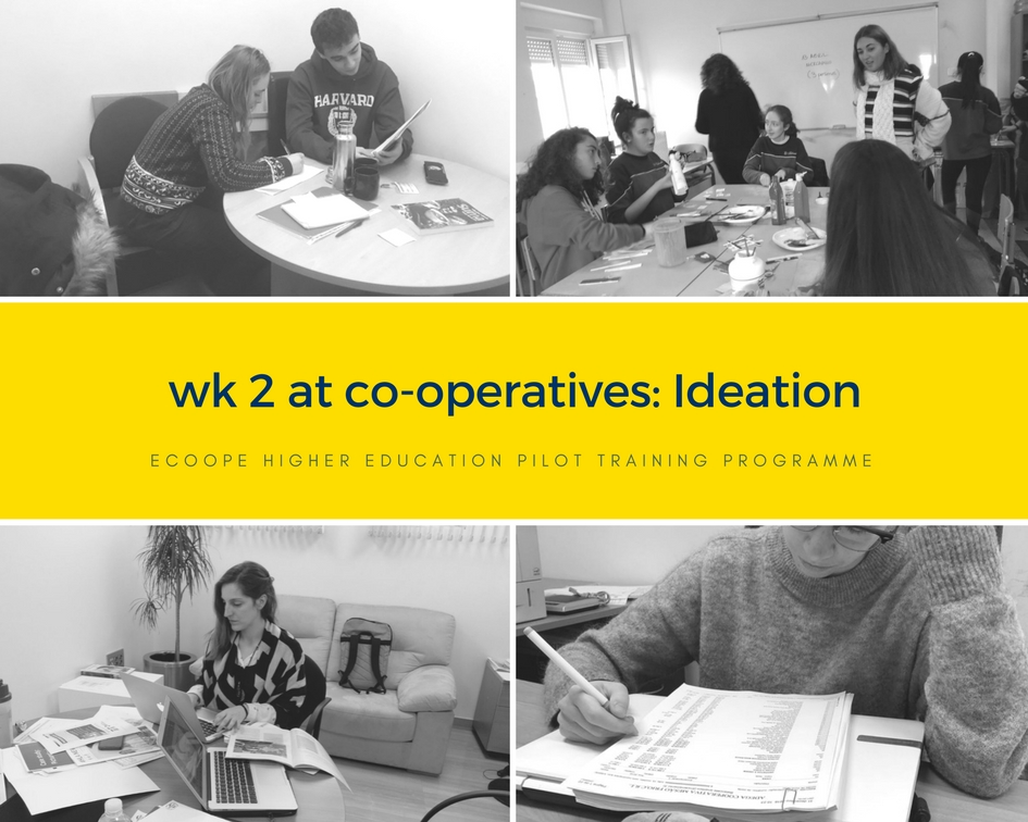 Ideation - wk 2 at coops